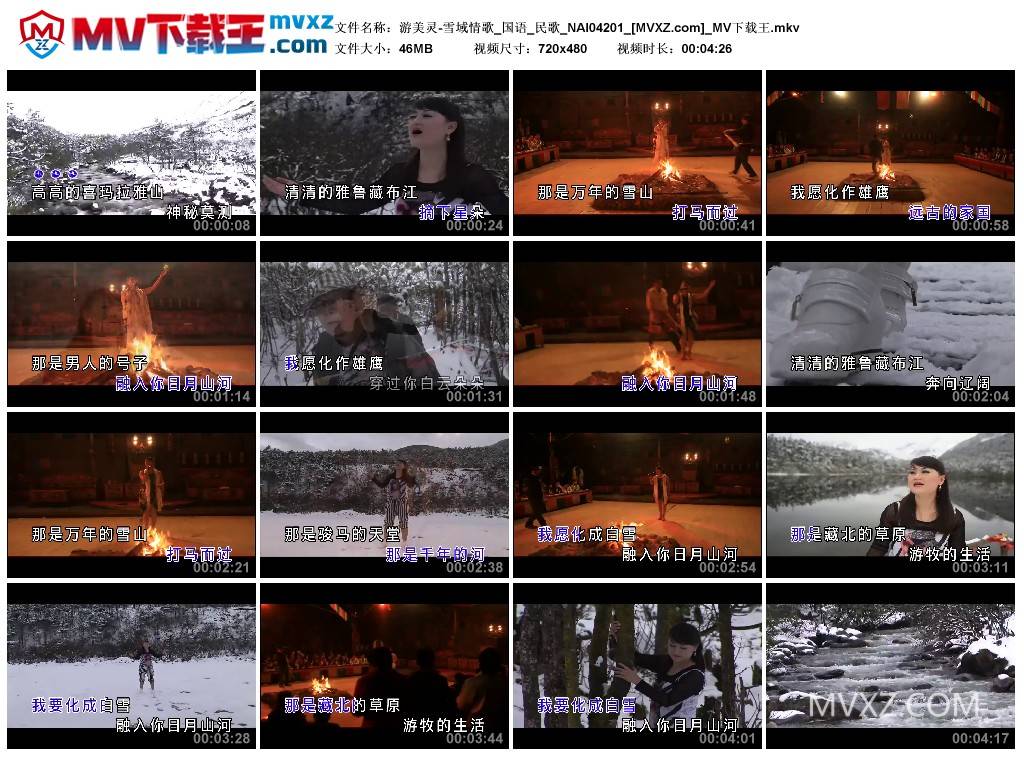 游美灵-雪域情歌_国语_民歌_NAI04201
